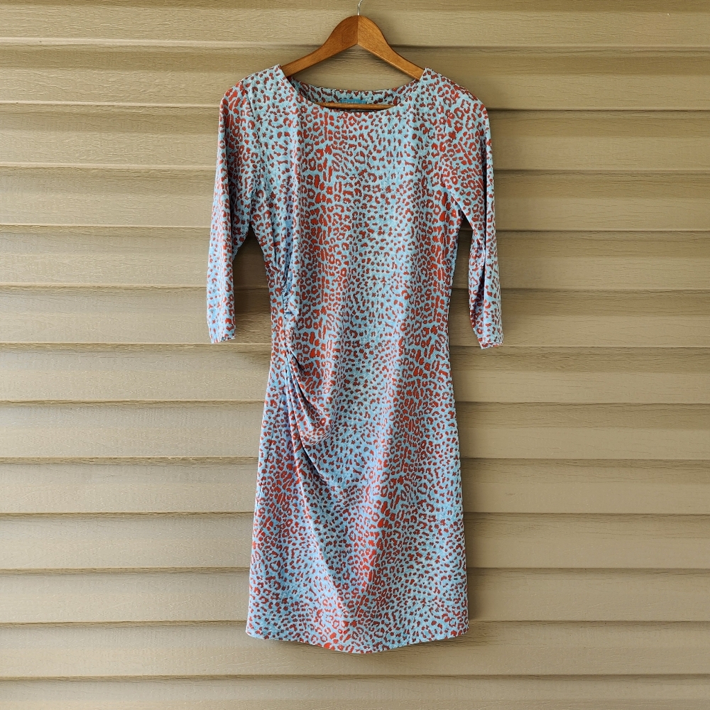 J. McLaughlin Catalina animal print dress size S